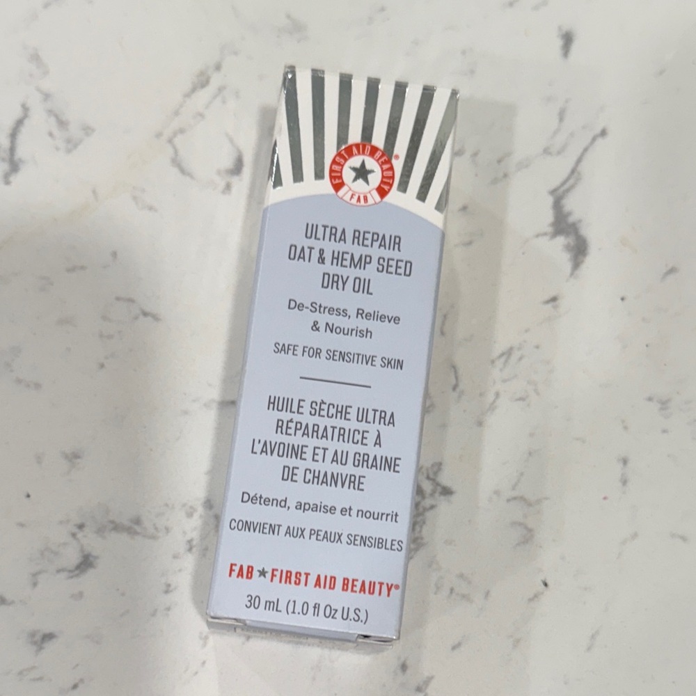 Discontinued First Aid Beauty Ultra Repair Oat & Hemp Seed Dry Oil - Unopened
